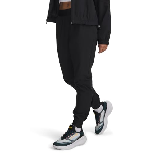 Under Armour Women's Rival High Rise Woven Pants, 001 Black, XLT by Under Armour - Used condition - US$36.83