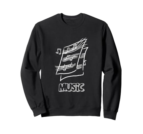 Music Musical Notes Music Lover Musicians Sweatshirt