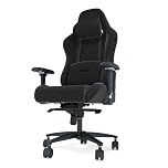 GT OMEGA PRO Series Gen 2 XL - Black, Fabric - Gaming Chair with Adjustable Height & Armrests, Up to 180° Recline, 360° Rotation, Ergonomic Support