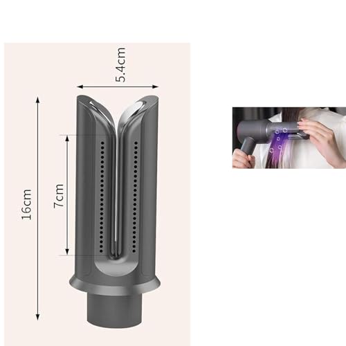 Magnetic Hair Styling Attachment for Dyson HD15 HD01 HD02 HD03 HD04 HD08, Curler & Straightener Nozzle Perfect for Quick Volumizing, Curling, and Smoothing