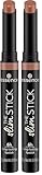 essence The Slim Stick n. 101 - Rossetto, colore beige nude, lunga durata, nutriente, effetto immediato, colori intensi, opaco, vegano, senza profumo, senza alcool, senza parabeni, 1 confezione da 2,7
