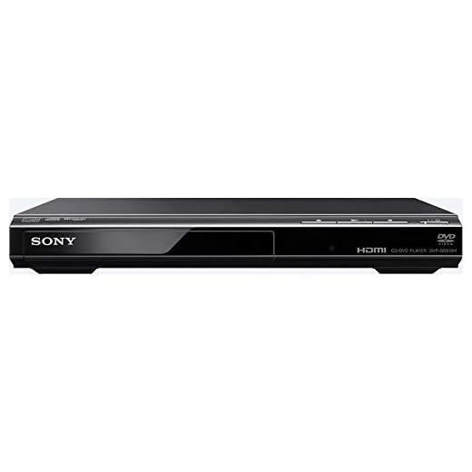 SONY DVPSR510H DVD Player with 6ft High Speed HDMI Cable (Renewed)