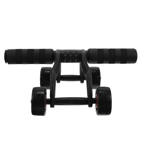 POPETPOP Abdominal Exercise Wheel Roller for Men with Abs Material and Bearing to 200kg, Portable Workout Equipment for Gym and Shop Use