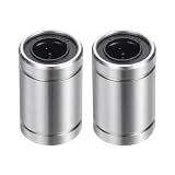 2 Stück LM12UU Linearkugellager 12mm Bohrung 21mm Außendurchmesser 30mm Länge doppelseitig gummiabdichtung für CNC 3D-Drucker