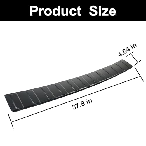 Hugeek Rear Bumper Protector for Subaru 2020-2025 Outback Car Accessories ABS Plastic Material Matte Black Resistant Trunk Door Entry Guards by Hugeek - Used condition - Image 5