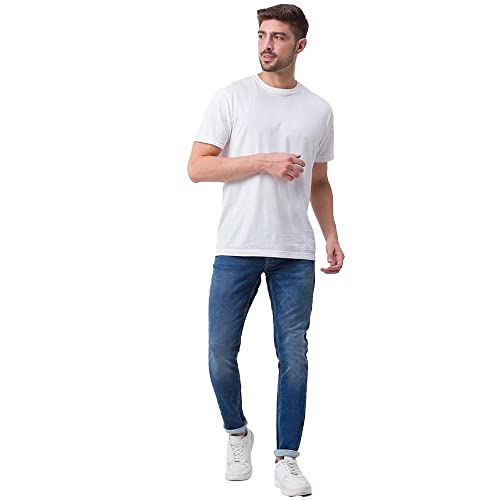 Image of Spykar Men's Skinny Fit Low-Rise Casual Jeans