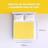 Cosi Home Premium Kühldecke - Sommerdecke mit Q-Max0.4 Kühlfasern - Atmungsaktive Bettdecke, Kuscheldecke & Sofadecke gegen Nachtschweiß - Kühlende Decke Grau - 150 x 200 cm