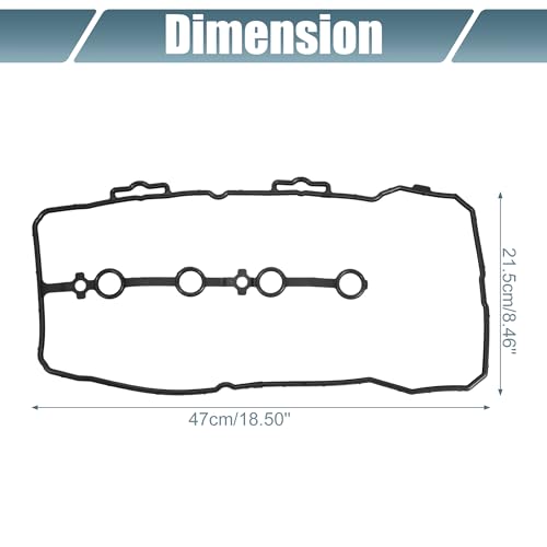 uxcell Engine Valve Cover Gaskets Vehicle Specific for Nissan Versa 2009-2016 Black