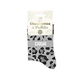 Coton STC Chaussettes paillettes cougar