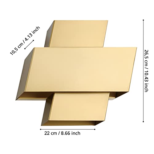 Aplique de pared dorado Eglo Timparossa para iluminar salones 5