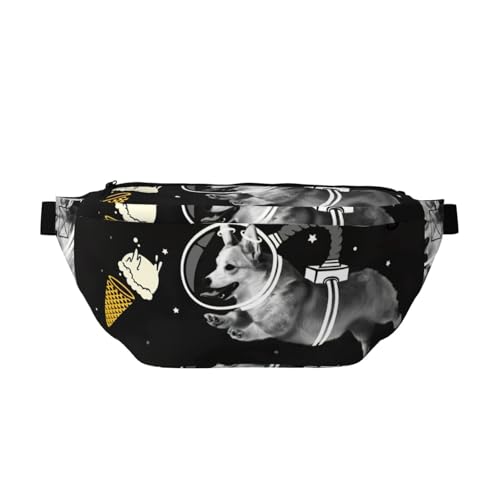 Sac banane course à pied Space Corgi léger pour ne plus perdre vos clés en courant