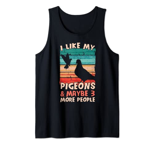 I Like My Pigeons - Pigeon Farming Design Men Pigeon Breeder Camiseta sin Mangas