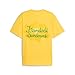 PUMA Mens X Kidsuper Mamelodi Sundowns Graphic Crew Neck Short Sleeve Casual Tops Casual - Yellow - Size S