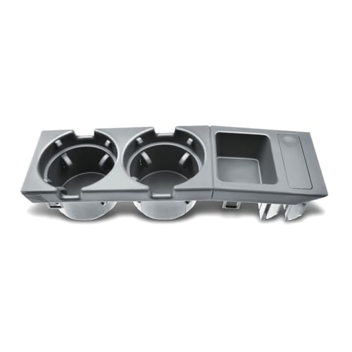 Portavasos para consola central BMW E46 Gris miniatura 1