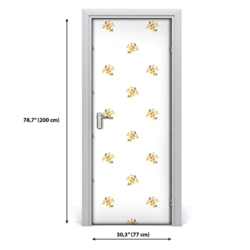 Etiqueta de la puerta autoadhesiva impermeable para proteger de humedad 3