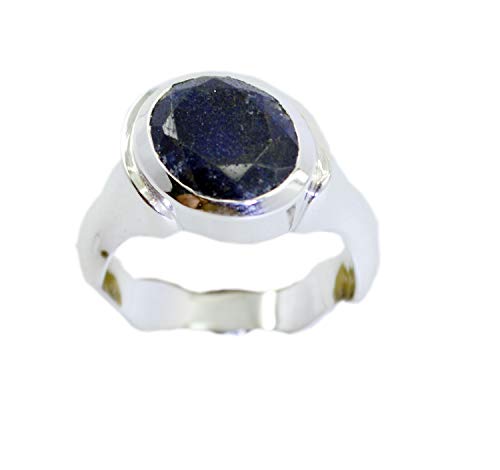 Bague en saphir bleu indien et argent sterling pour sublimer vos tenues