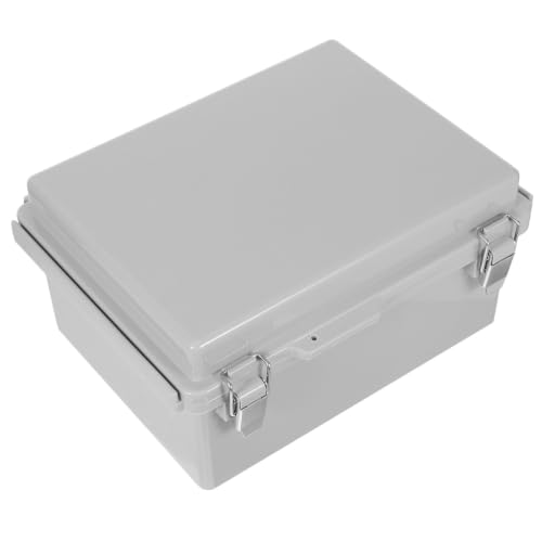 Caja de conexiones exterior estanca de plástico resistente para cables de seguridad