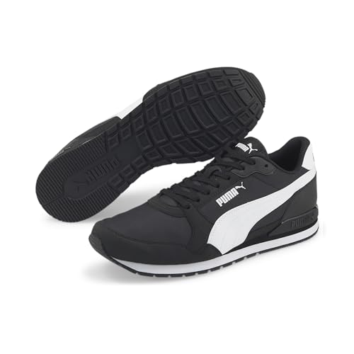 Puma Unisex Adults St Runner V3 Nl Sneakers, Puma Black-Puma White, 37.5 EU