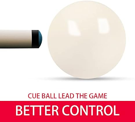 Billiard Balls Set 2-1/4 Regulation Size Pool Table Balls for Replacement (16 Resin Balls)