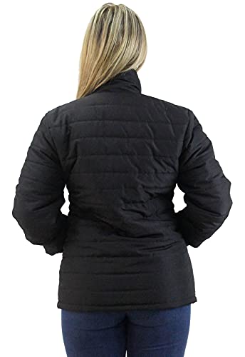 Jaqueta Puffer Feminina Estofada Casaco Nylon Acolchoado