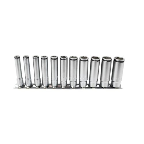 Ko-ken RS2350M/11 1/4 Sq. Dr. Deep NUT GRIP Socket Set 5-14mm 11 Pc