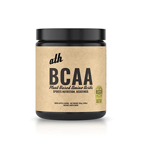 Ath Bcaa, Plant Based Branched Chain Amino Acids, Caffeine Free, Best Aminos For Muscle Recovery, Sport, 278G, 30 Servings (Cotton Candy) #TOP5