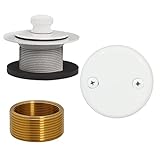 Westbrass D94K-01 Bath Drain Polished Brass Polished, D94K-50