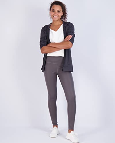 Real Essentials B0BDHWLSG8_CA NARF 3 Pack: Womens Dry Fit Long Sleeve Full Zip Up Hoodie Jacket Ladies Athletic Running Track Workout Sports Yoga Pockets Upf Sun Shirt Rain Warm Sweat Up Winter Rain Lightweight Outerwear- Set 8 thumb #3