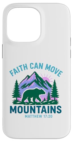 Faith Can Move Mountains�}�^�C17:20 �N���X�`���� �X�}�z�P�[�X iPhone 14 Pro Max �p