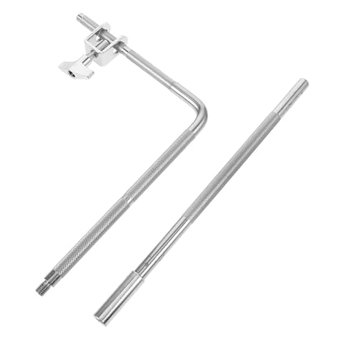 Levemolo Drum Clamp Cowbell Metal Holder Easy Install Drum Set Mounting Rod for Live Practice