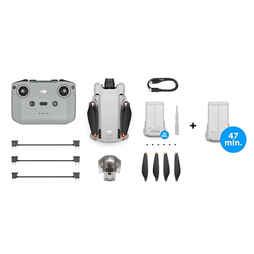 Drone DJI Mini 3 Pro 4K Fly More Plus com Controle Remoto RC-N1