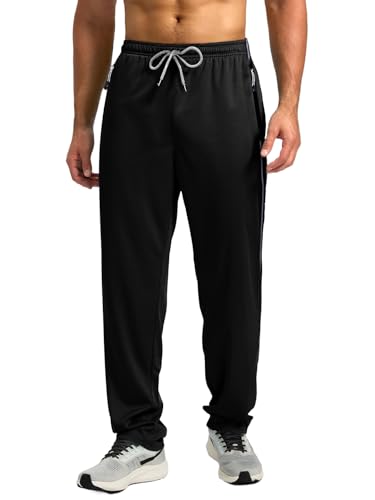 Image of Pinkmint Men's Spandex Track Pant ll Stylish Regular Fit Track with Side Zip Pocket ll Gym Wear ll Yoga ll Sports (Pack of 1 | Available in Plus Size)