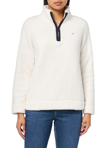 Image of Nautica Women's Mockneck Fleece Sweater Pullover