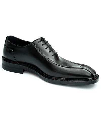 Men's Dress Shoes - Minimalist Cap Toe Oxford in Genuine Leather | Sleek Dress Shoes for Business 961352