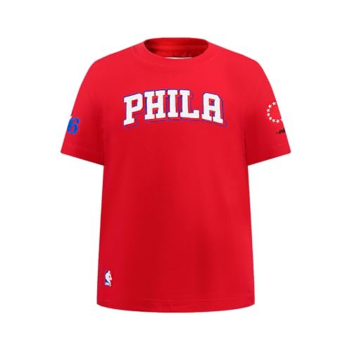 Camiseta NBA para jóvenes de algodón con mangas de chenilla en color liso talla L