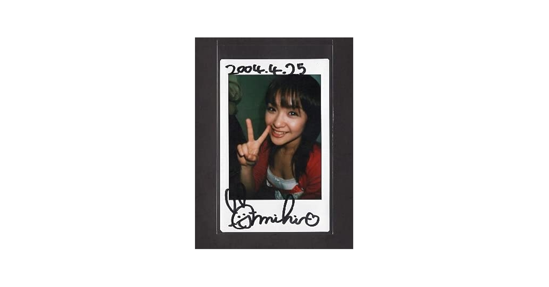 Amazon.co.jp: みひろ 直筆サイン入り チェキ 1枚 写真集