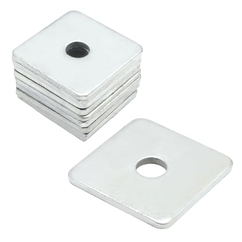 LIDSCURA 50 Pcs 1/2ID*2OD*3/16" THK Stainless Steel Square Washer Plate by LIDSCURA - Used condition - US$36.25