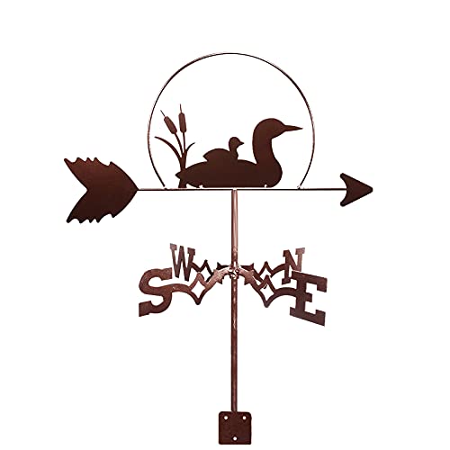Girouette silhouette familiale pour décorer le jardin, le patio et la cour extérieure