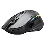Glorious Gaming Model I 2 Wireless Gaming Mouse - Hybrid 2.4Ghz & Bluetooth, 75g Superlight, 9 Buttons (2 Swappable), RGB, PTFE Feet, MMO/MOBA/FPS, Long Battery Life, Side Thumb Rest - Black - Image 3