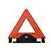 Reflective Warning Triangle with LED Lights for Road Safety by Lumen Wand | Metal Base | Internal LED with External Reflectors Emergency Triangle for Car Breakdowns