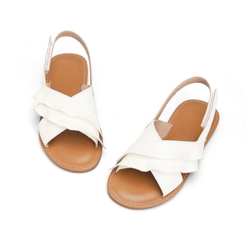 Image of Toddler Girls Sandals Summer Flats Dress Shoes for Baby Little Kids Girl