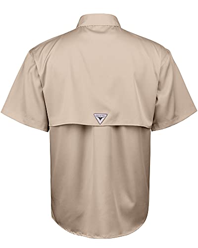 Image of Alimens & Gentle Short Sleeve Fishing Shirt Wicking Fabric Sun Protection Casual Button Down Shirts