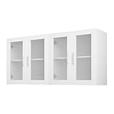 Structure stable : Fabriqué en panneaux de particules et MDF, ce meuble de buanderie mural supporte jusqu'à 72,6 kg. Les fixations murales et les panneaux perforés assurent une installation sécurisée et une stabilité durable, sans risque de basculement
