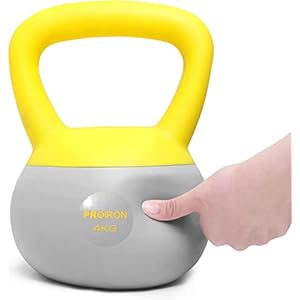 Soft Kettlebell, Kugelhantel | 2-10kg | bodenfreundlich und bequem, Ideal für Anfänger Kettlebell Training zu Hause gemacht