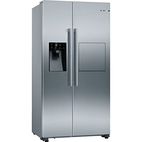 Bosch 531 Litre Side-By-Side American Fridge Freezer - Stainless steel