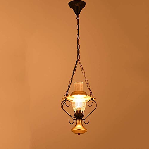 Plafonnier rustique créatif en fer pour illuminer une salle à manger sombre