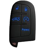 Smart Key Fob Cover Remote Case Keyless Protector Jacket for Jeep Grand Cherokee Dodge Challenger Ch