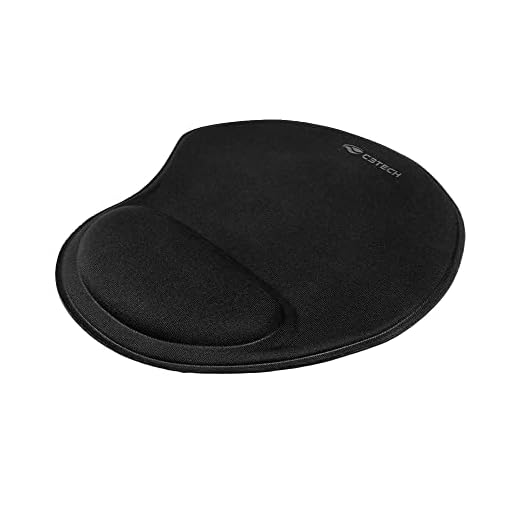 C3Tech Mouse Pad Com Apoio Ergonomico MP-50 com descanso de Pulso