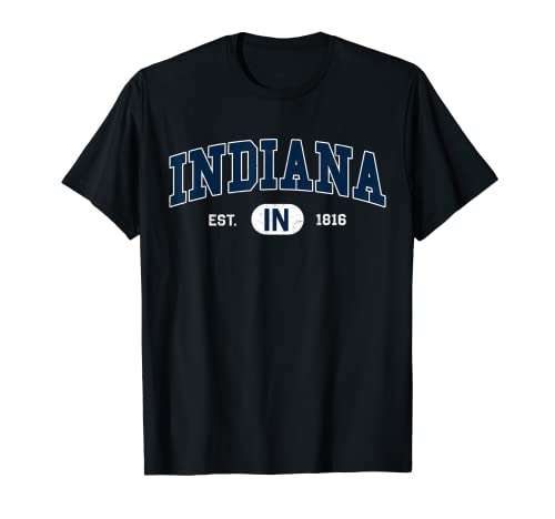 Indiana - Estilo clásico universitario/universitario acogedor Indiana Camiseta
