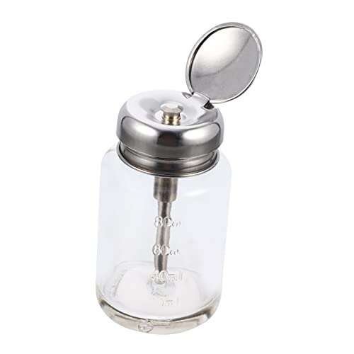 GALPADA Botella De Bomba De A Presión Botella De Bomba A Presión con Prensa Dispensador De Bomba Sin Aire Esmalte De Uñas Transparente Botella De Bombeo De Uñas